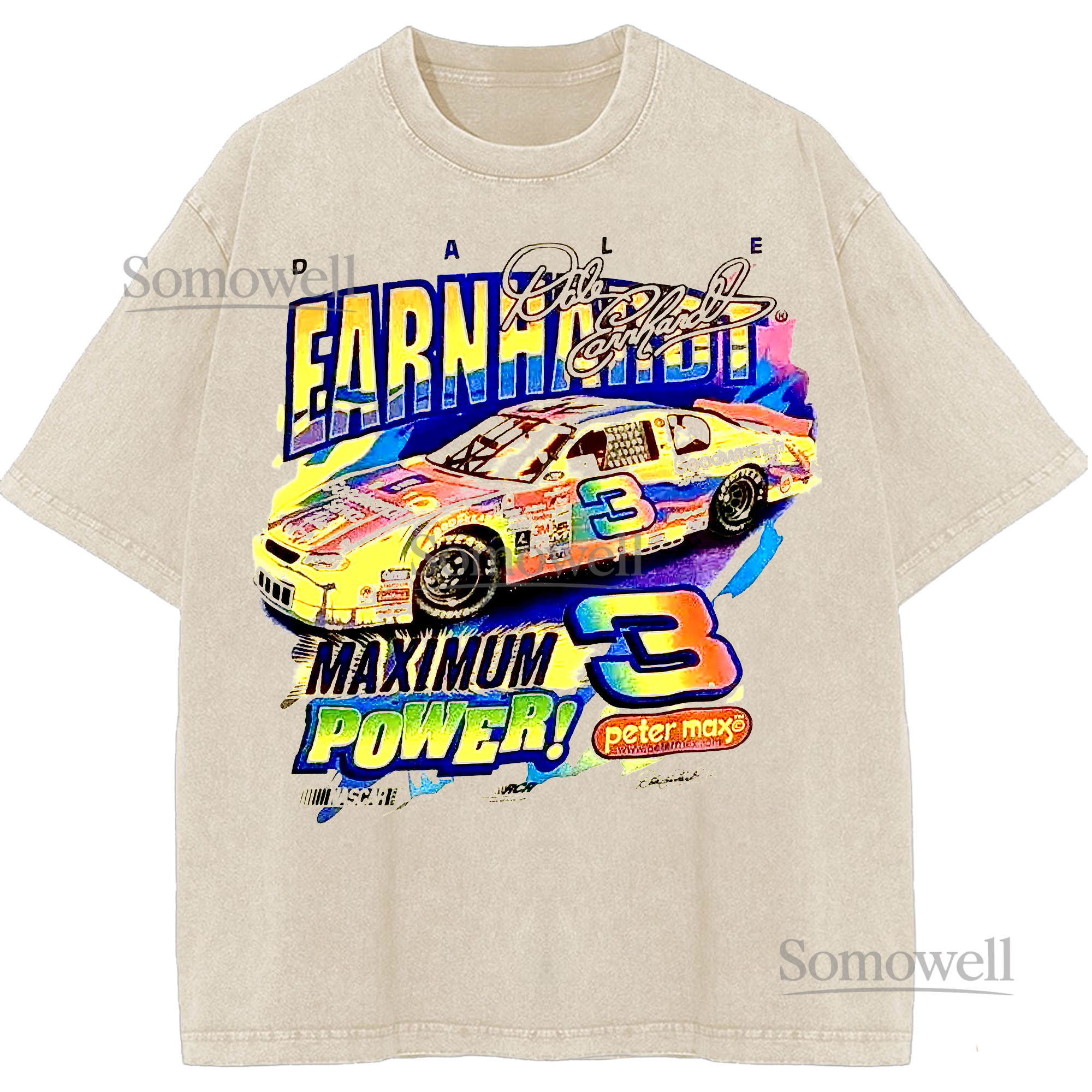 Dale Earnhardt Maximum Power Vintage NASCAR Bootleg TShirt