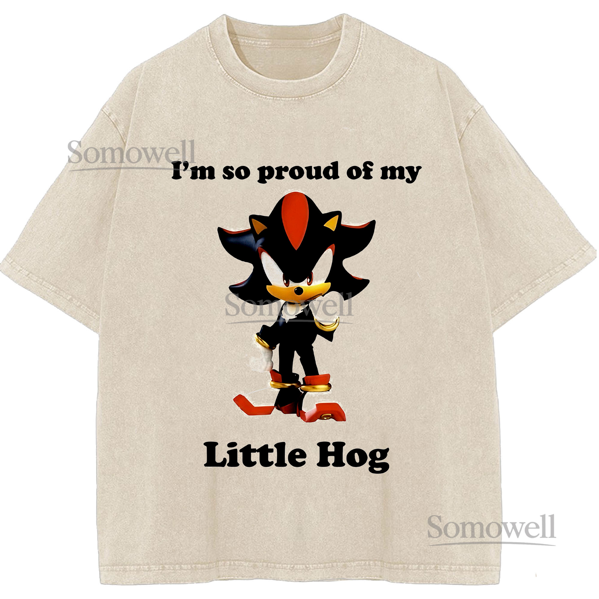 Shadow Sonic Little Hog Funny Cute Character Graphic ,hoodie sweatshirt t shirt vintage