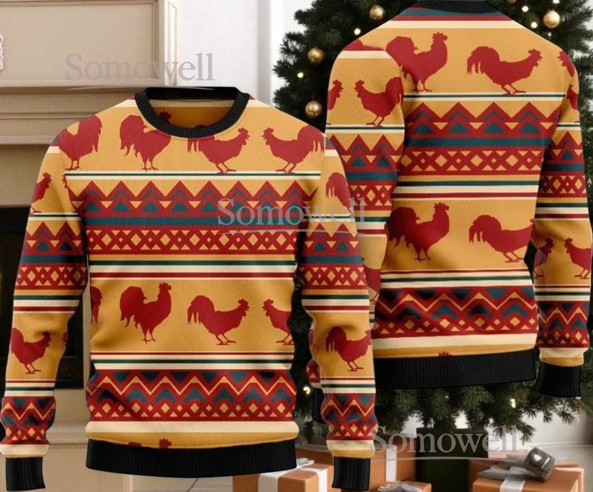 I Don’t Fart I Just Whisper In My Pants Funny Chicken Ugly Christmas Sweater