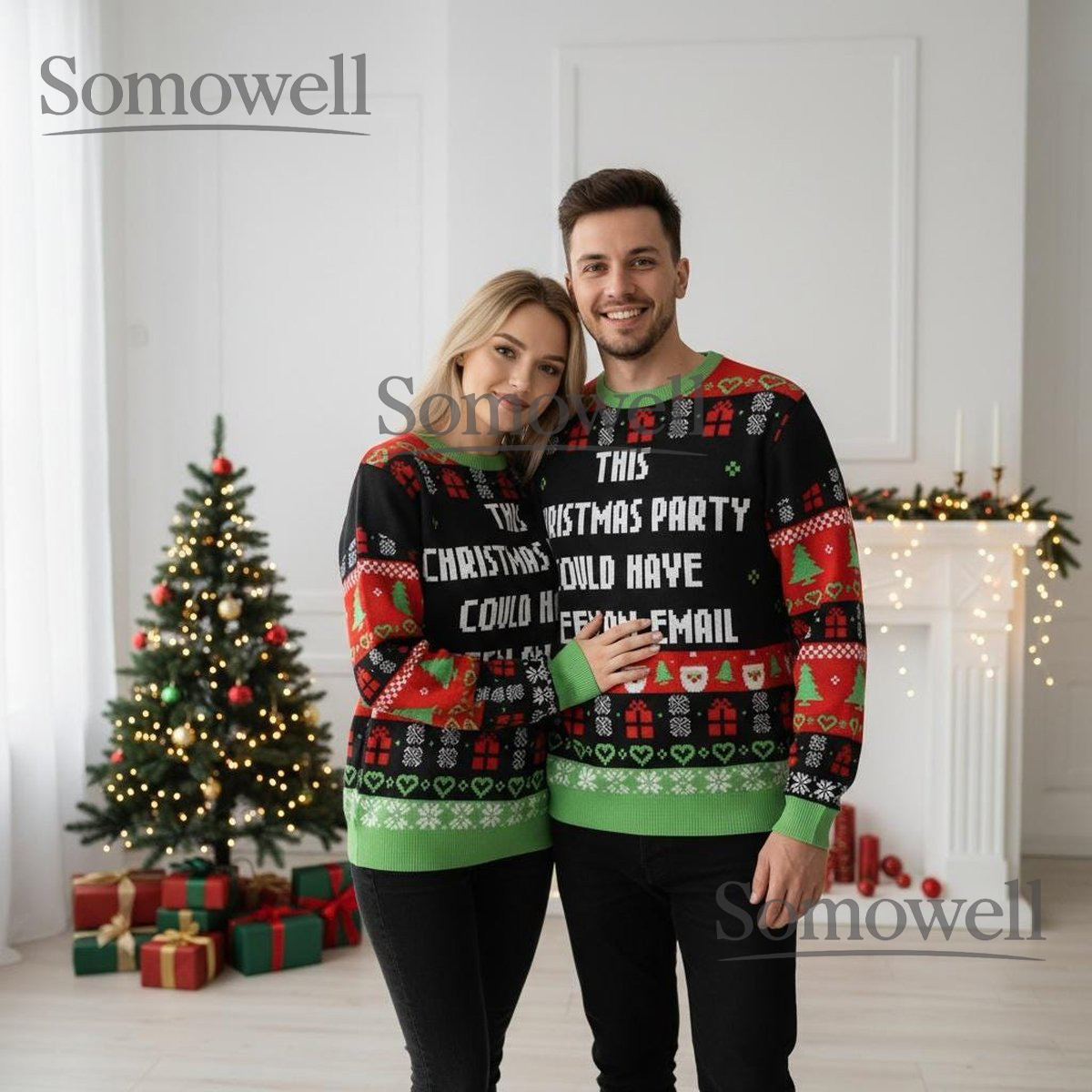 This Christmas Party Could Have Been An Email Funny Office Christmas Ugly Sweater