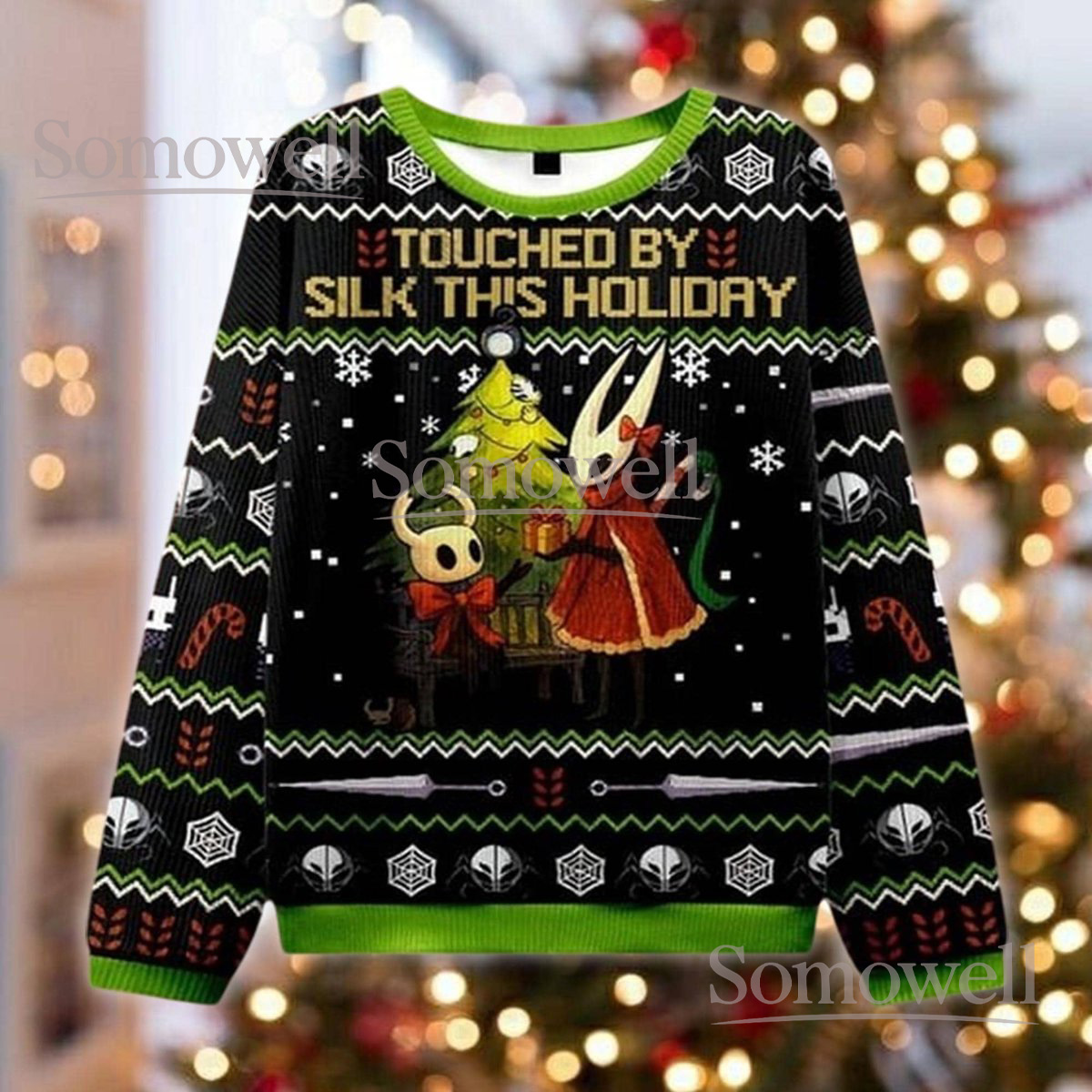 Hollow Knight Ugly Christmas Sweater Cute Indie Game Holiday Gift