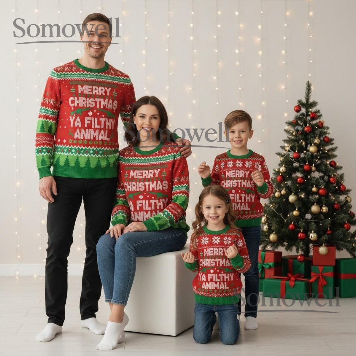 Merry Christmas Ya Filthy Animal Home Alone Movie Ugly Sweater