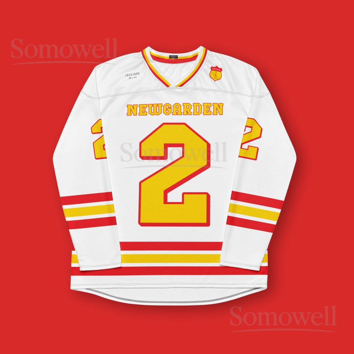 Custom Josef Newgarden IndyCar Jersey Shirt for Racing Fans White and Yellow Motorsport Sweatshirt Inspired by Speed and Performance