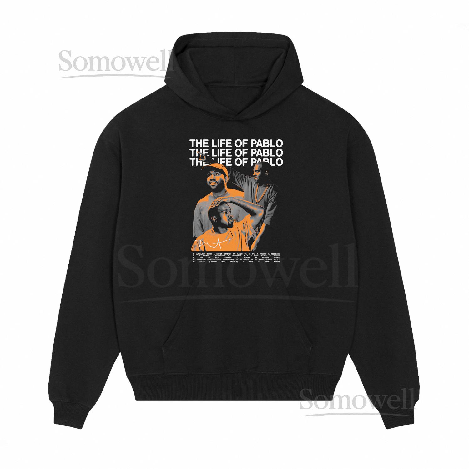 Kanye West Life Of Pablo Album Vintage Tee, Sweatshirt, Hoodie (With Backprint)