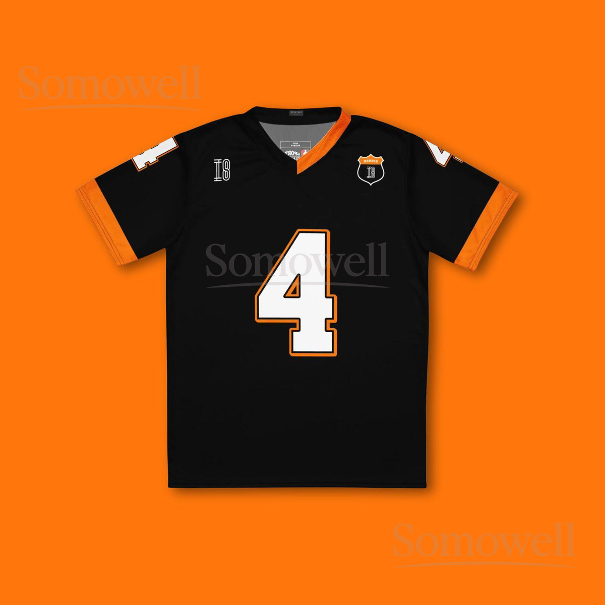 Custom Lando Norris McLaren F1 Football Jersey Shirt for Racing Fans Black and Orange 2025 Formula 1 Team Outfit