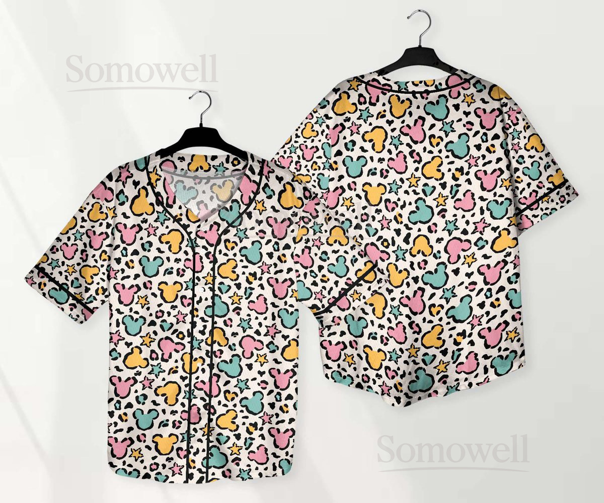 Mickey Baseball Jersey Shirt for Mickey Mouse Fans and Cartoon Enthusiasts with Fun and Playful Design