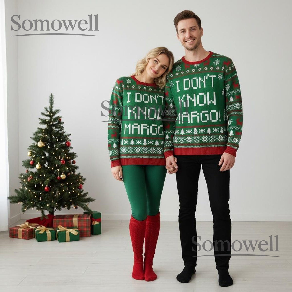 I Don’t Know Margo National Lampoon Funny Christmas Ugly Sweater