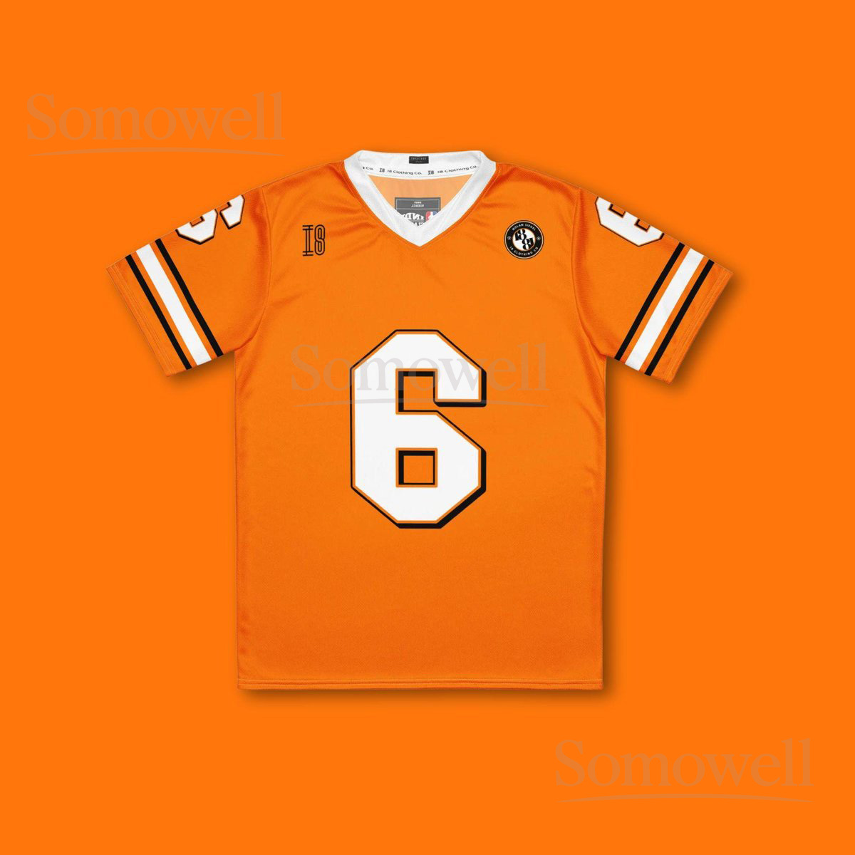 Custom Nolan Siegel Arrow McLaren IndyCar Football Jersey Shirt for Racing Fans Orange and White Motorsport Fan Apparel