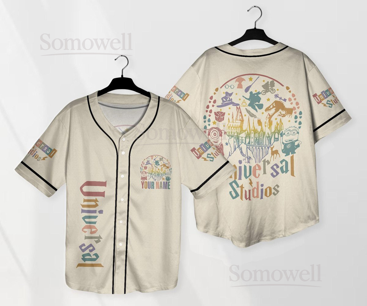Personalize Baseball Jersey Shirt Vintage Characters Custom Baseball Jersey Disneyland Jersey Gift_1871288033