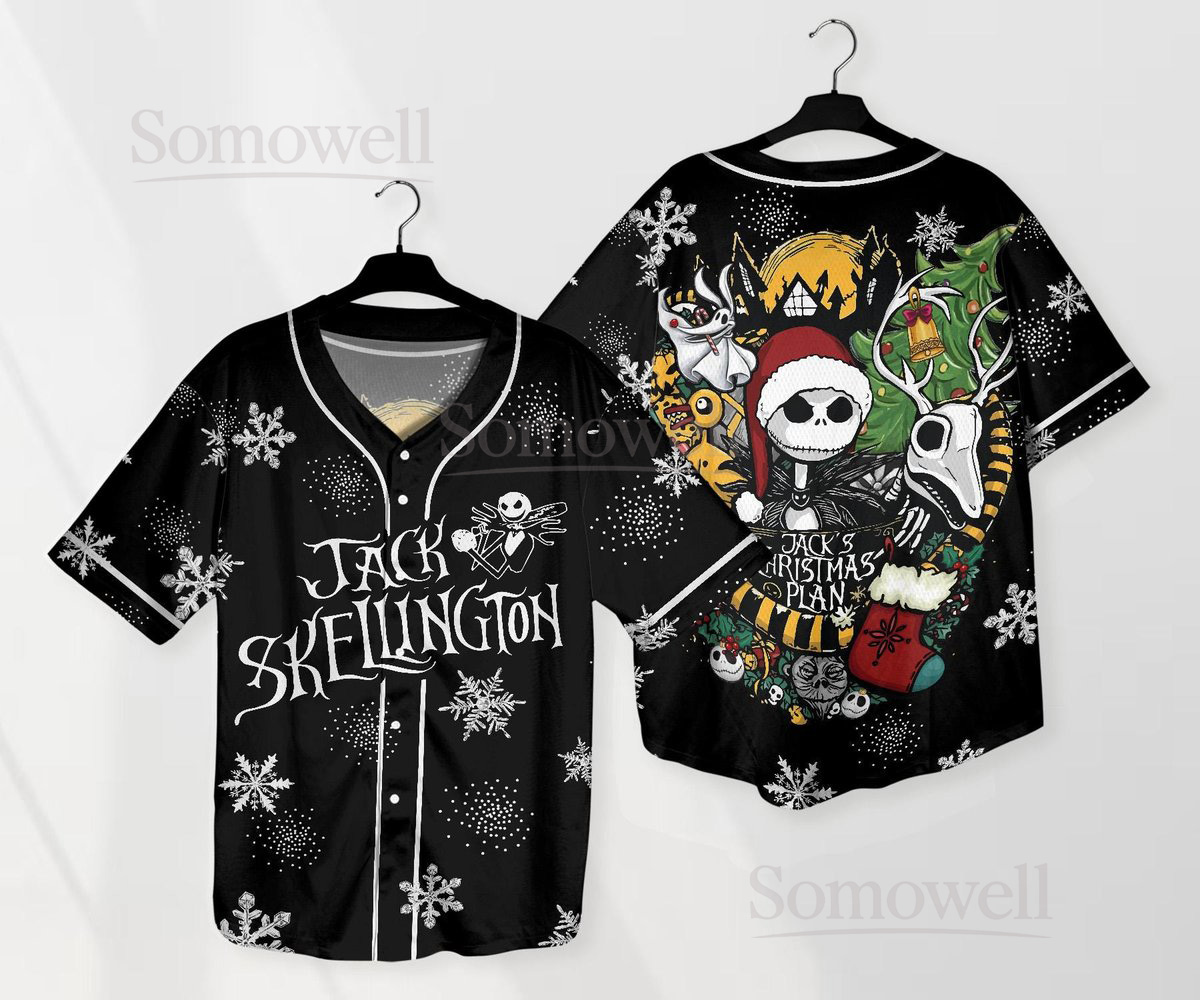 Pumpkin King Baseball Jersey Shirt Nightmare Before Christmas Basketball Jersey Shirt Gift