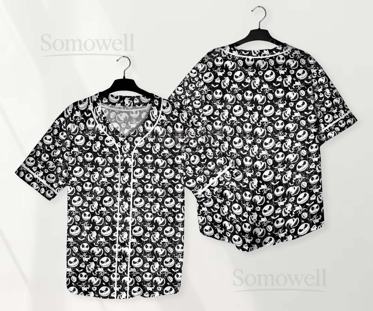 Custom Pumpkin King Baseball Jersey Shirt with Halloween Theme, Personalized Name and Team Number