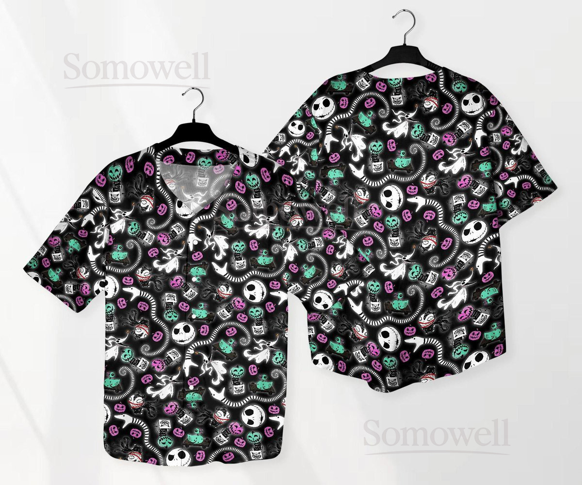 Custom Pumpkin King Baseball Jersey Shirt with Halloween Theme, Personalized Team Name and Player Number