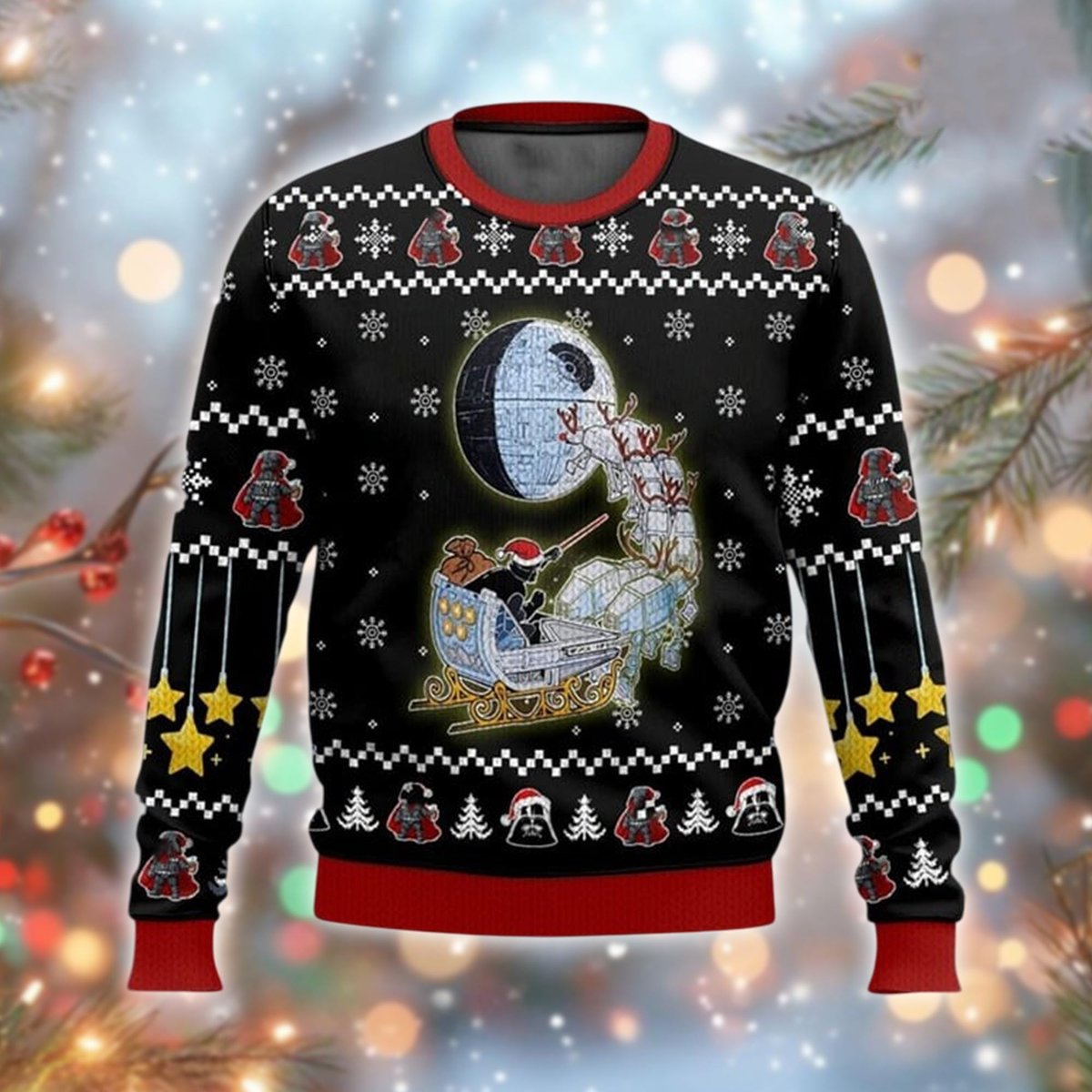 Space Lord Santa Ugly Sweater Funny Galactic Hero Christmas Gift