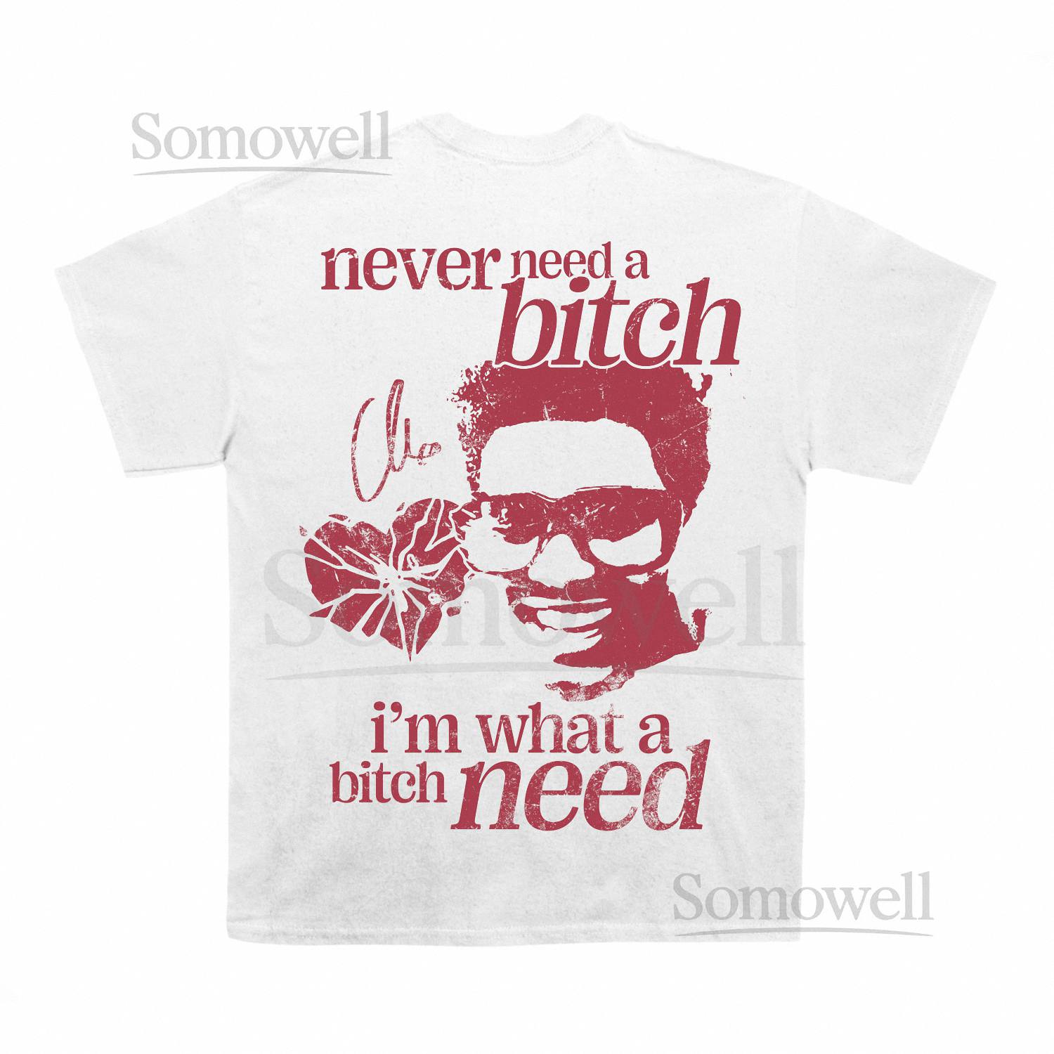 The Weeknd Heartless  Vintage Tee, Sweatshirt, Hoodie (With Backprint)