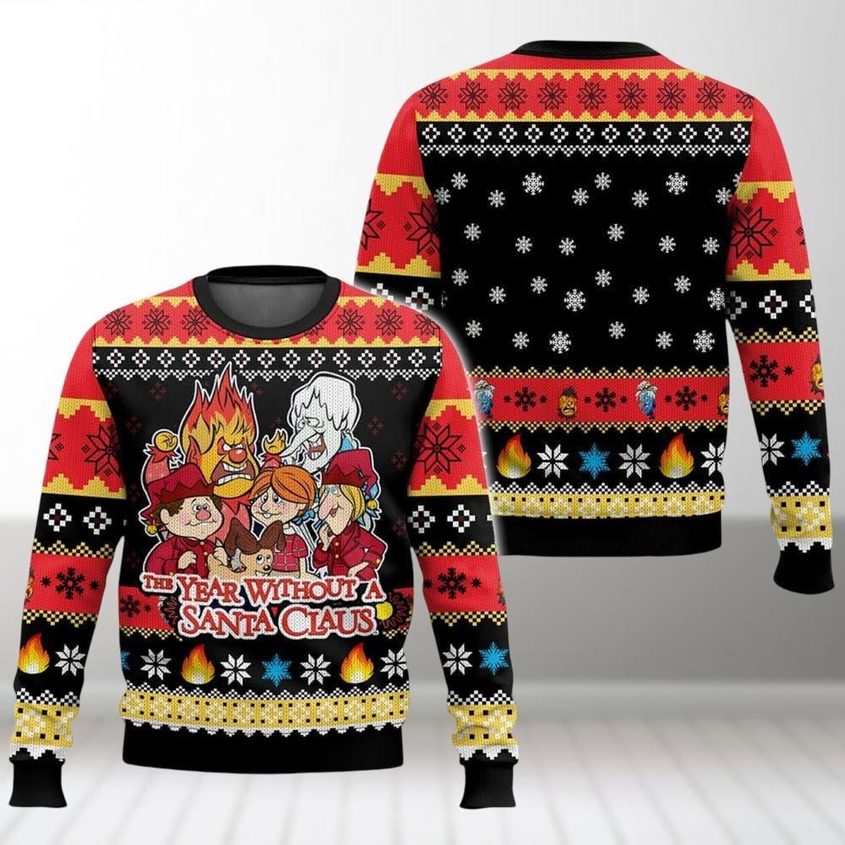 Heat Miser And Snow Miser Year Without A Santa Claus Ugly Sweater Funny Holiday Gift