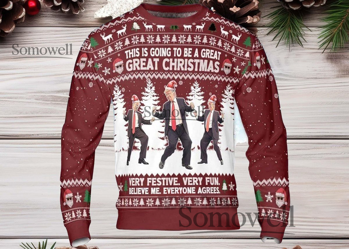 Great Christmas Sweater Funny Christmas Sweater for Trump Fans with Many Colors