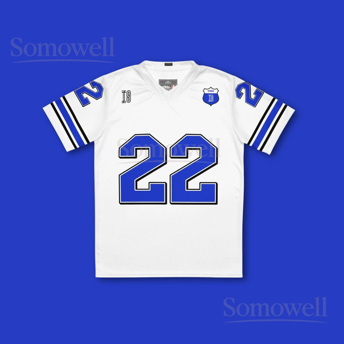 Custom Yuki Tsunoda Racing Bulls F1 Football Jersey Shirt for Racing Fans Blue and Red VCARB Team Design Inspired by Formula One