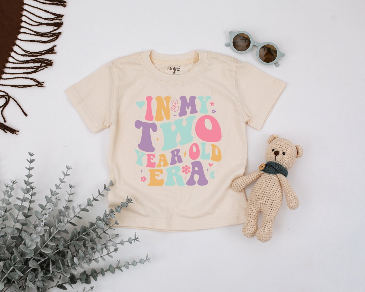 2nd Birthday Toddler Shirt In My Two Year Old Era Kids Birthday Shirt Second Birthday Toddler Tee To 171