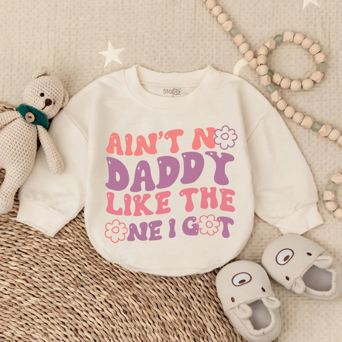 Ain't No Daddy Like Mine Bubble Romper Father's Day Baby BodysuitBaby Shirt Baby Coming Home Outfi