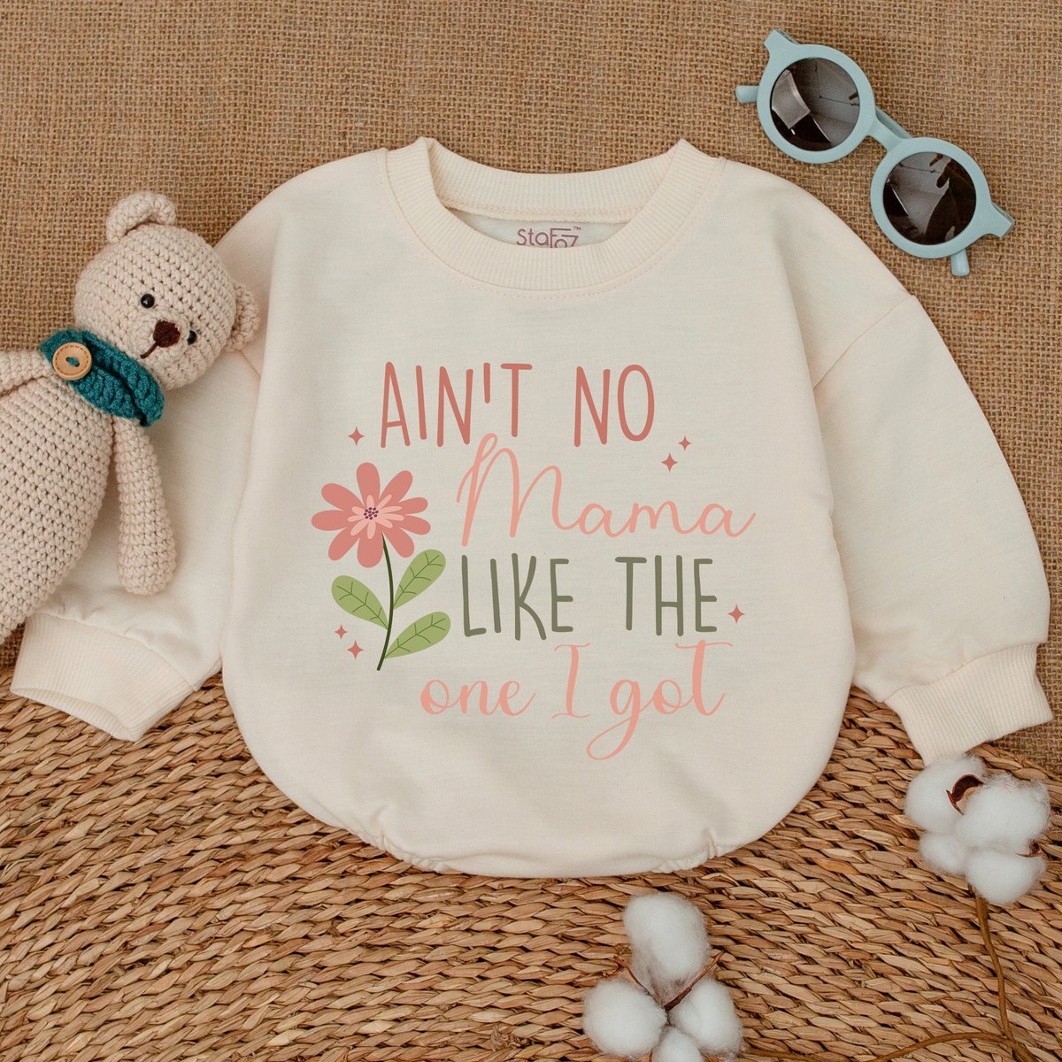 Ain't No Mama Like The One I Got Romper Mama's Bestie Bodysuit Mother's Day Gift Best Mom Ever Be 168