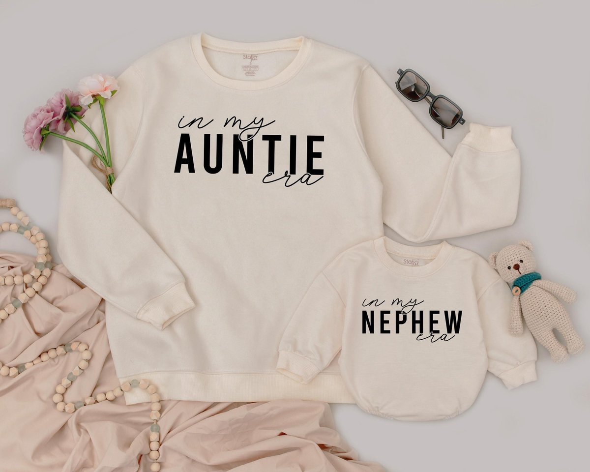 Auntie and Auntie's Bestie Sweatshirts Auntie Me Sweatshirts Aunt Niece Sweatshirts Gift for Aunt A 182