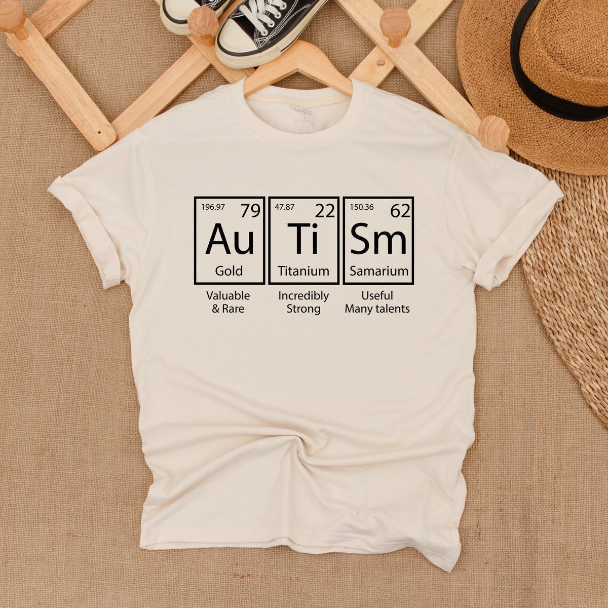 Autism Awareness Unisex T shirt Advocate Autism T shirt Autism Periodic Table Autism Teacher Tee Autism