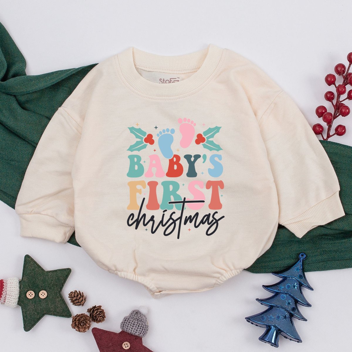 Baby First Christmas Romper Kid 1st Christmas Baby Outfit Christmas Baby Outfit Christmas Baby Gift 160