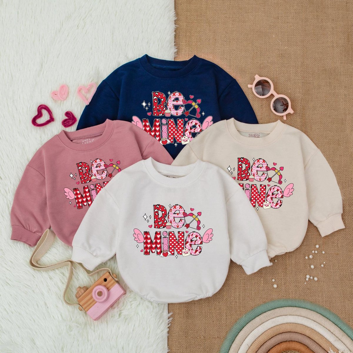 Be Mine Valentine Baby Bubble Romper First Valentines Baby Outfit Valentines Day Shirt Baby Bodysuit 183
