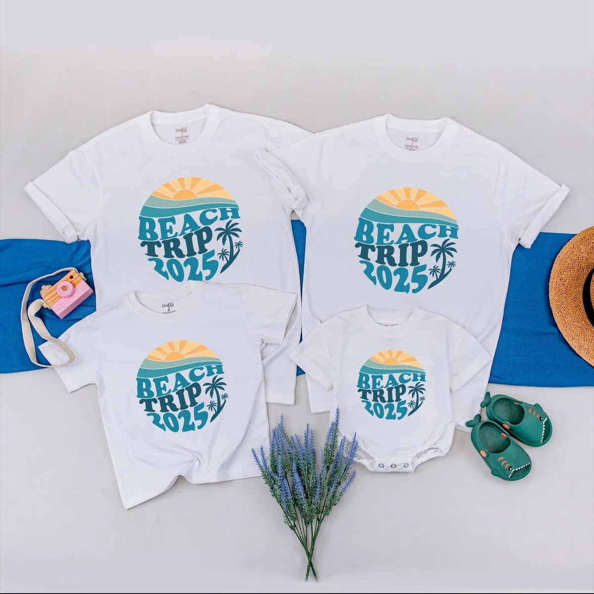 Beach Trip 2025 Shirts Summer Travel Outfits Coastal Trip Clothes Vacation Shirt for Beach Trip Gift 432