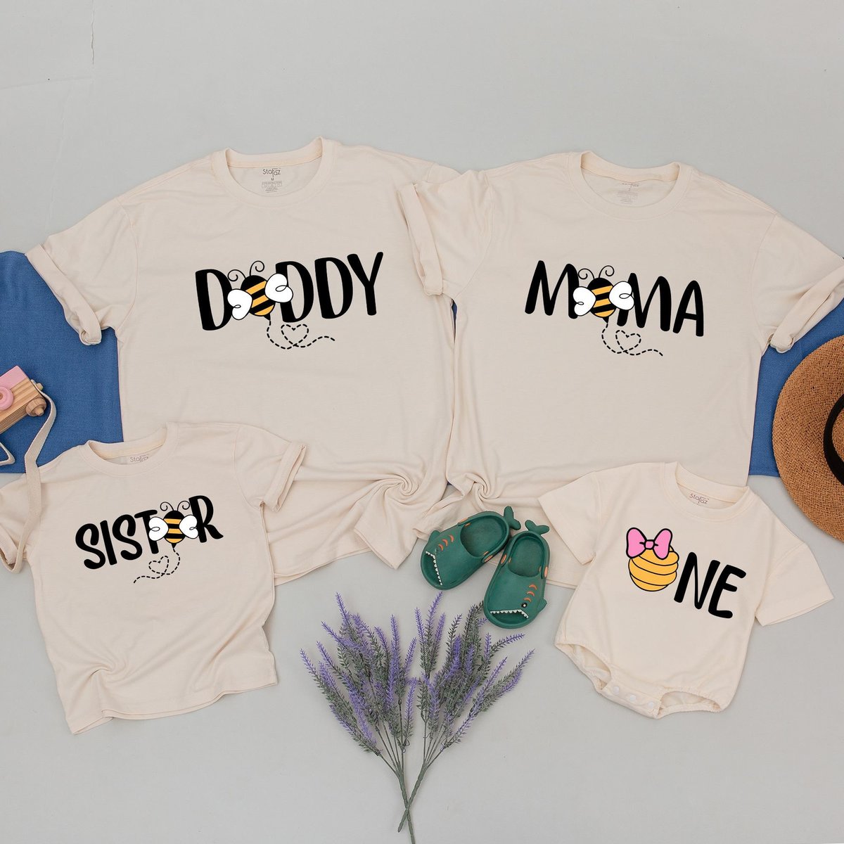 Bee First Birthday Shirts Mommy Daddy Bee 1st Birthday T shirts Bee Baby Shower 1st Birthday Shirt C 171