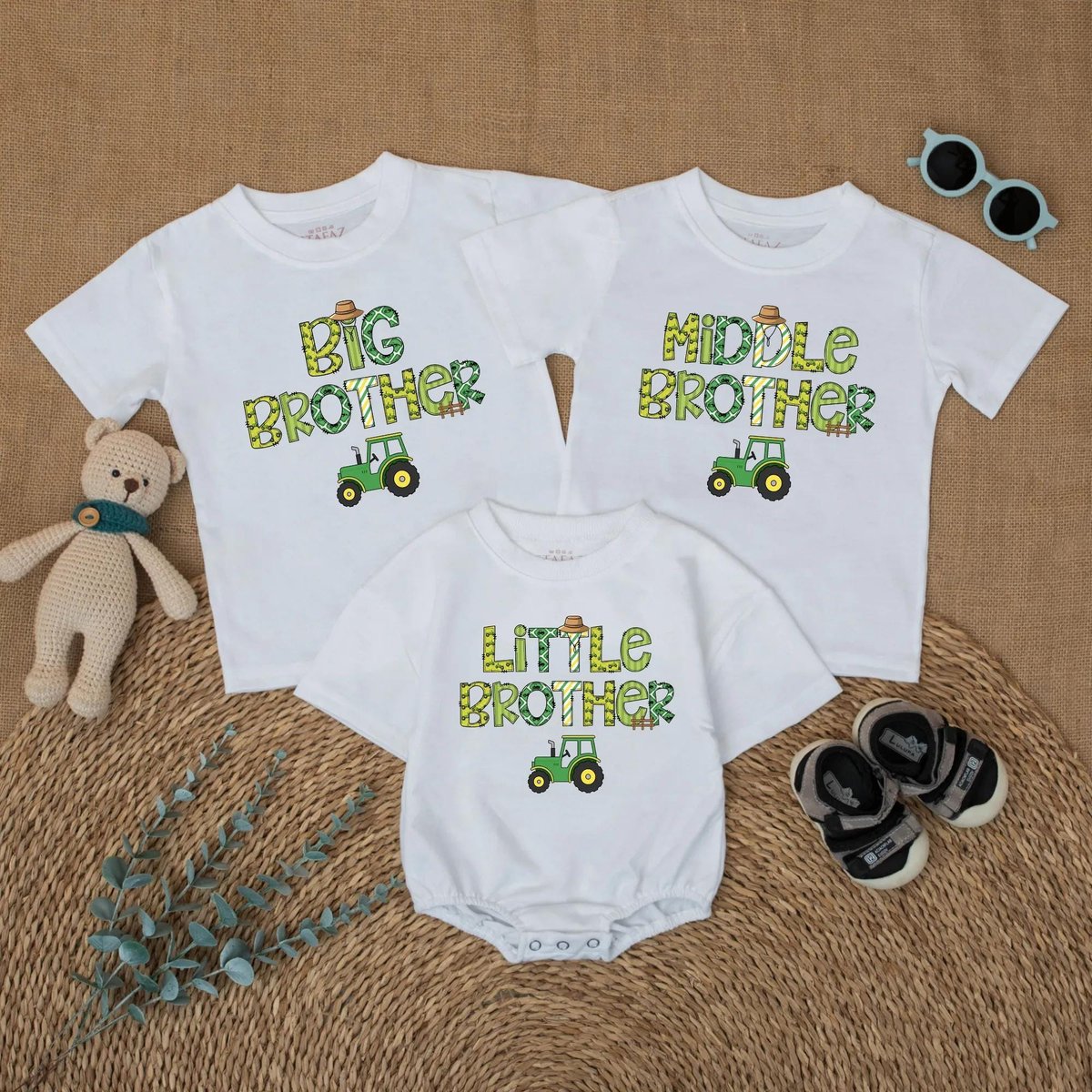 Big Brother Little Brother Tractor Matching Shirt Farm Theme Matching Sibling Outfits Pregnancy Anno 433