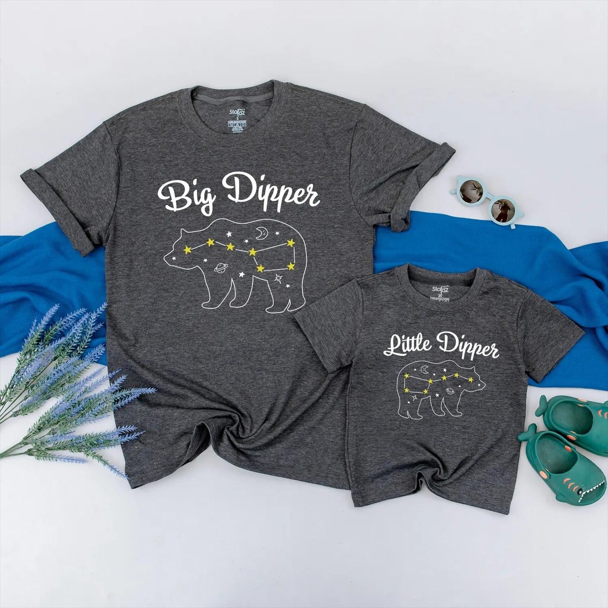 Big Dipper Little Dipper Matching Shirts Daddy and Son Outfit New Dad Gift Mommy and Me Shirt Family 431