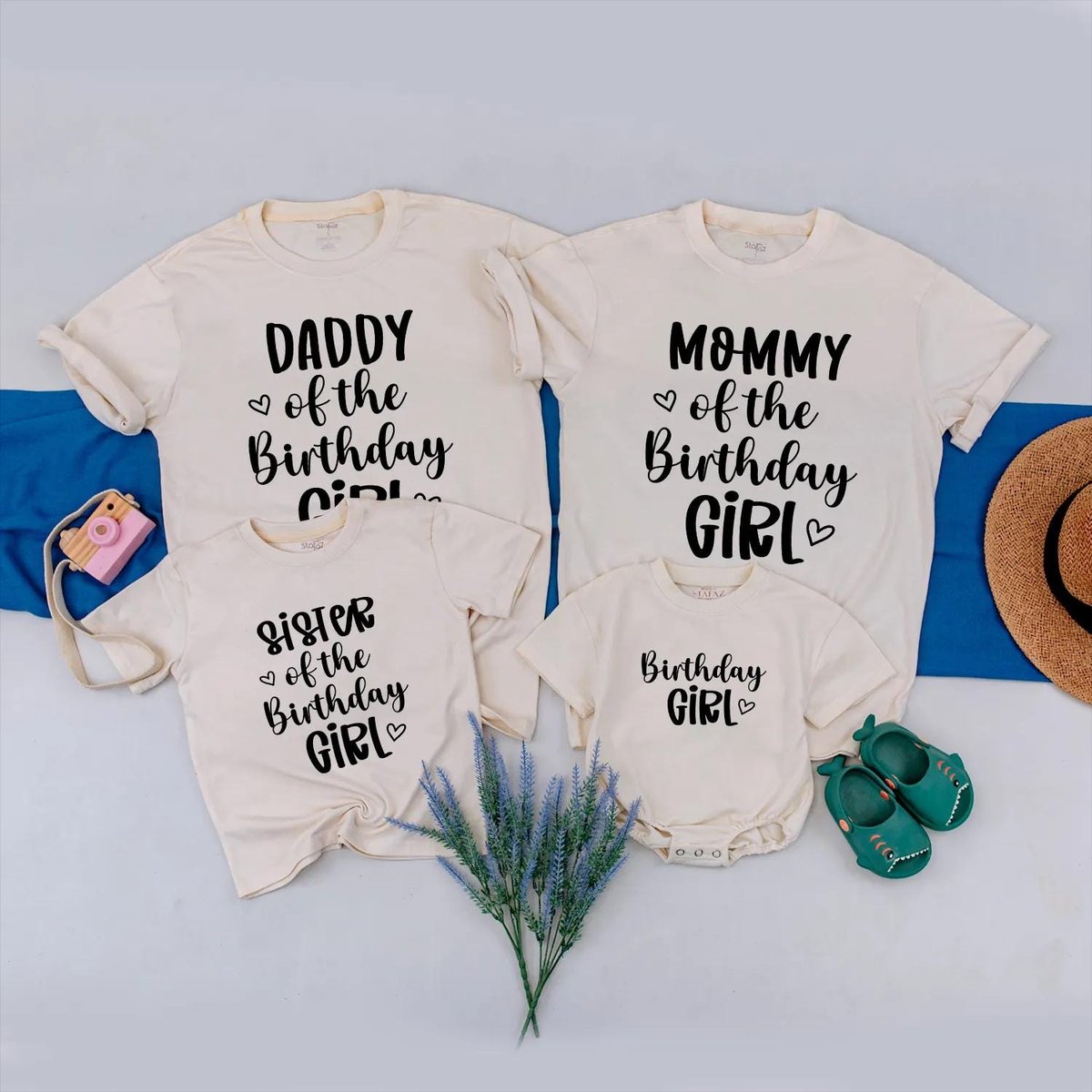 Birthday Girl Family Matching Shirt Personalized Birthday Outfit for Family Custom Girl Birthday Par 432