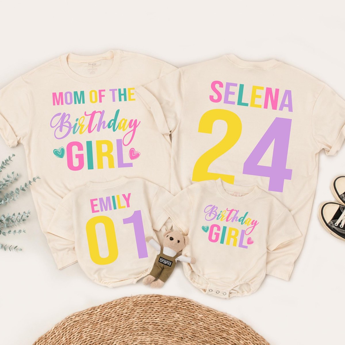 Birthday Girl Family Shirt Family Matching Shirts Mom And Dad of the Birthday Girl Shirt Family Birt 185