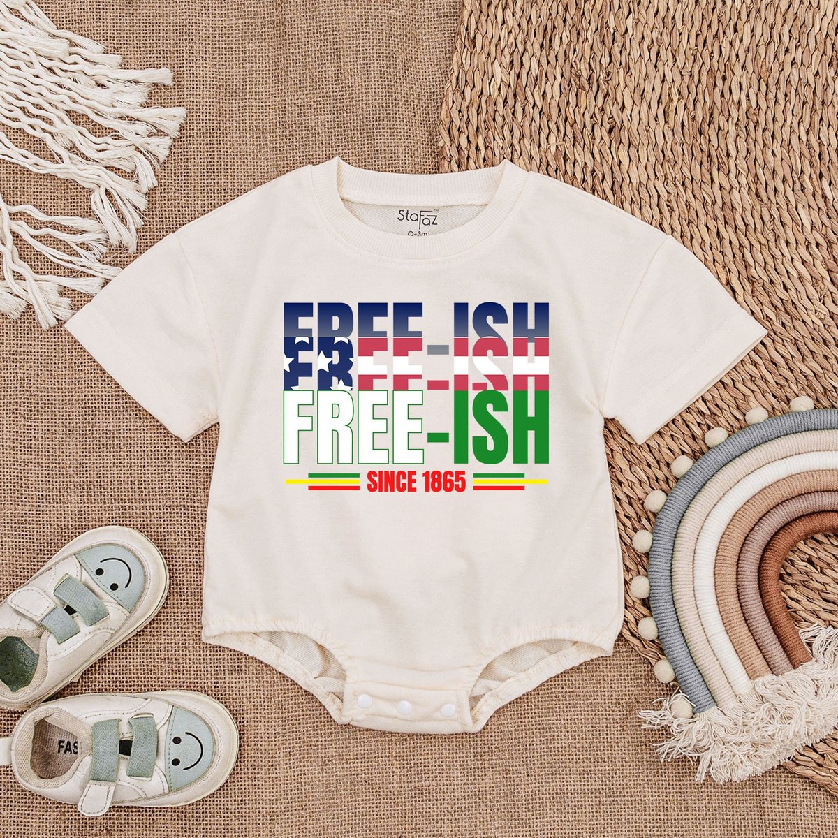 Black Independence Baby Romper Juneteenth BodysuitFreedom Day Romper for Baby Baby Outfit Gift For B