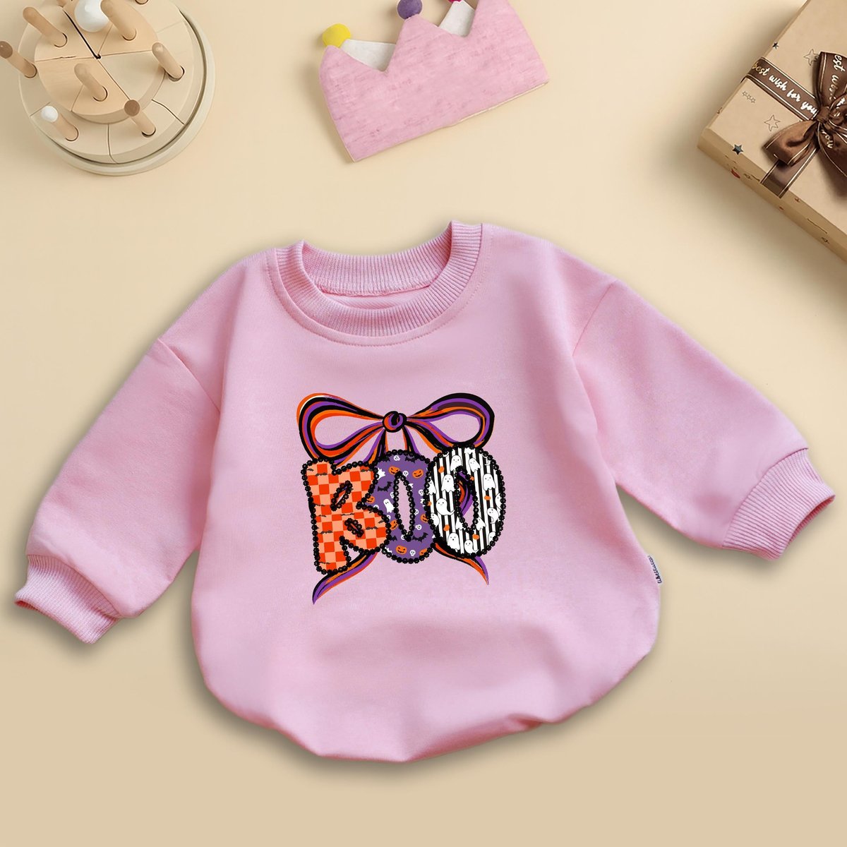 Boo Halloween Coquette Boo Baby Romper Preppy Halloween Outfit Spooky Vibes Clothes Newborn Gift Hom 437