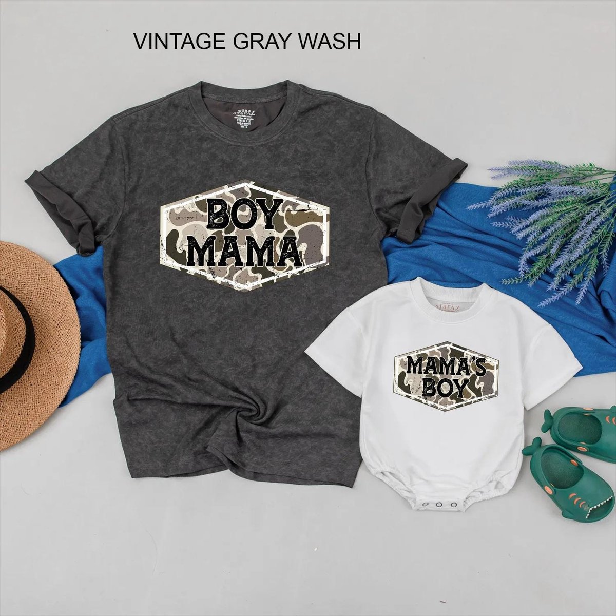Boy Mama and Mamas Boy Camo Matching Shirts Boy Mama Tee Hunting Mama Outfit Mommy and Me Shirts Mot 432