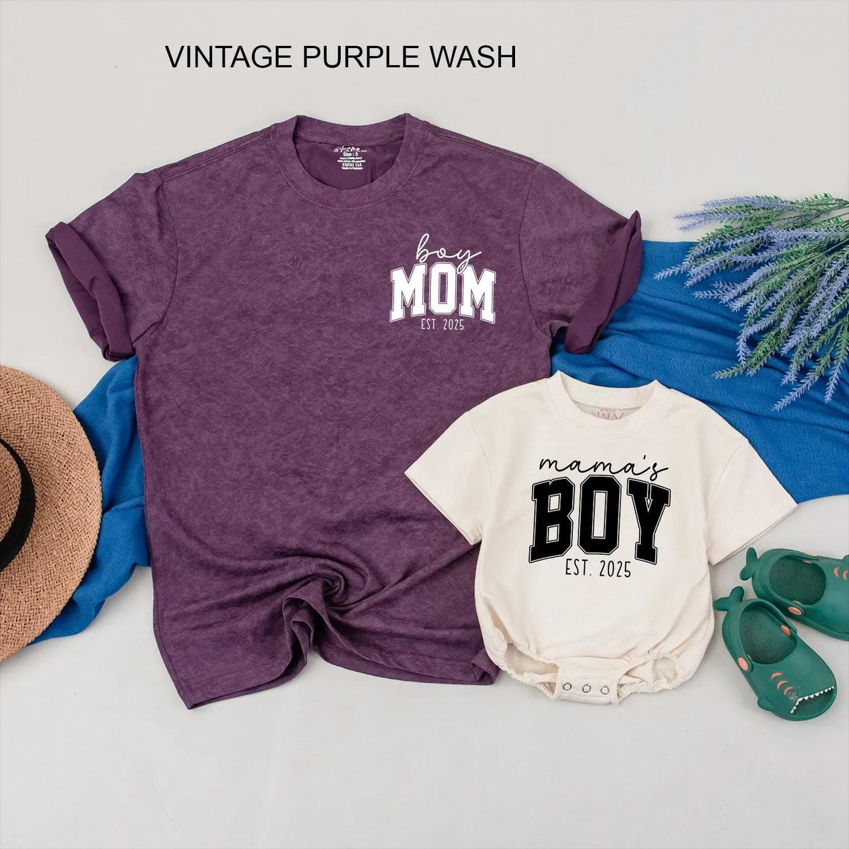 Boy Mom and Mamas Boy Matching Shirts Custom Mommy and Baby Boy Outfit Personalized Mommy and Me Clo 431