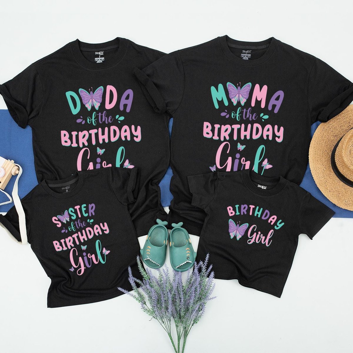 Butterfly Birthday Shirts Family Matching Butterfly Birthday Shirt Birthday Girl Shirt Butterfly The 183