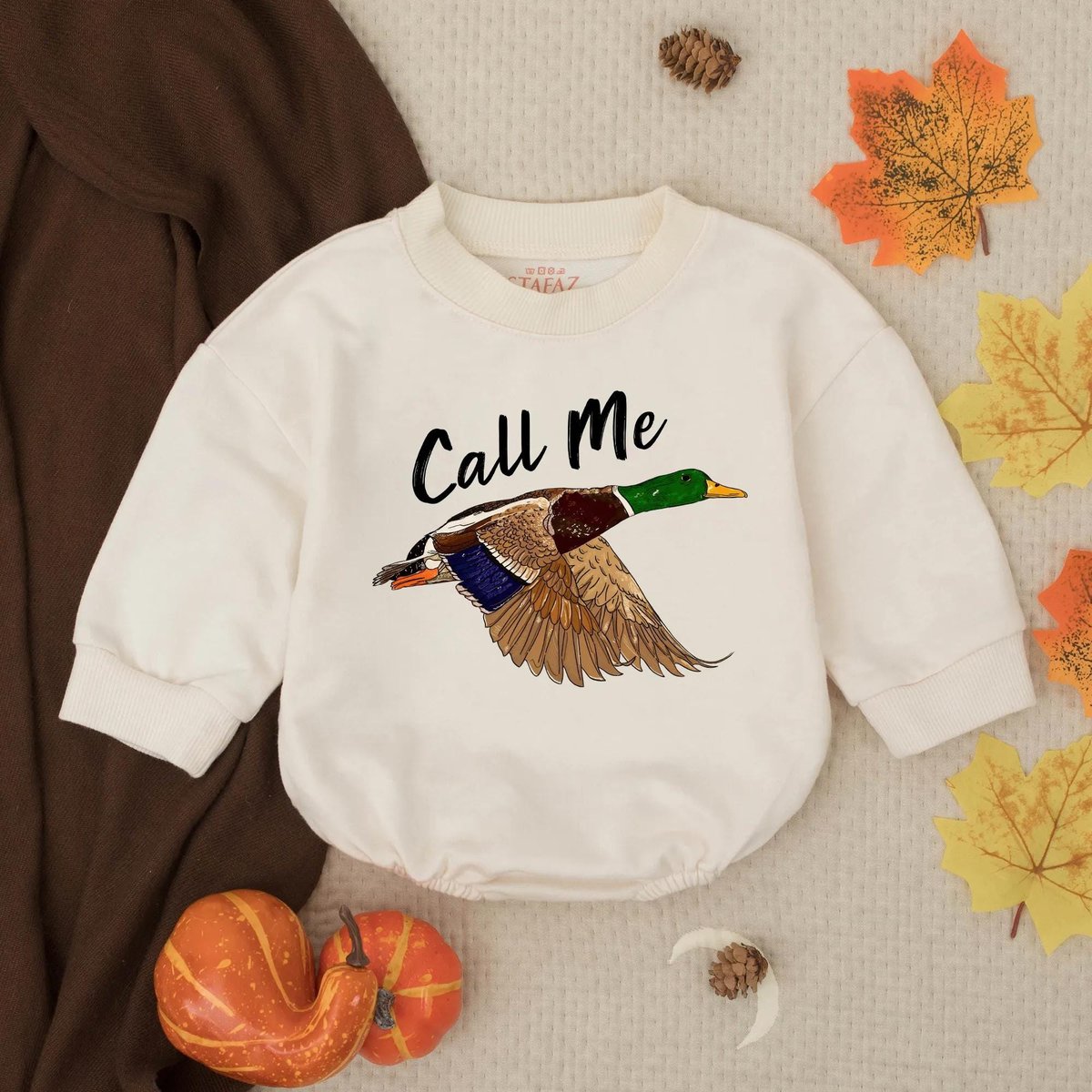 Call Me Duck Hunting Boy Bubble Romper Southern Mallard Duck Hunting Baby Romper Boy Camo Baby Bodys