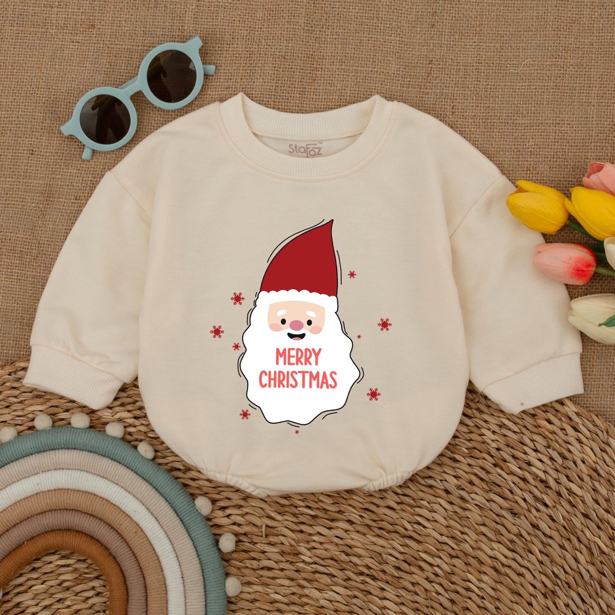 Christmas Santa Romper Merry Christmas Baby Bodysuit My First Christmas Winter Baby Clothes Christma 179