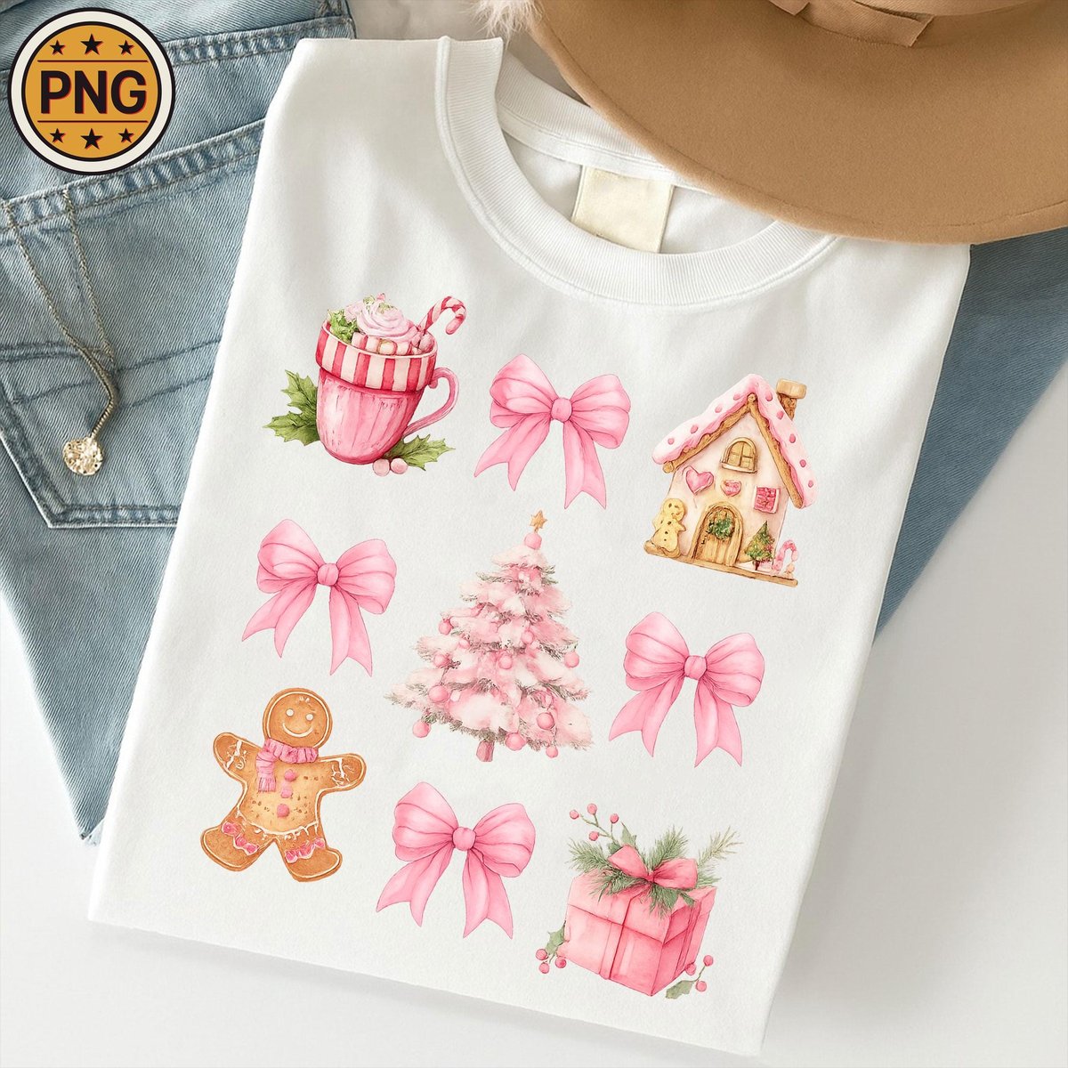Coquette Pink Christmas Png Pink Bow Png Christmas Bow Png Gingerbread Png Pink Christmas Tree Png C 435