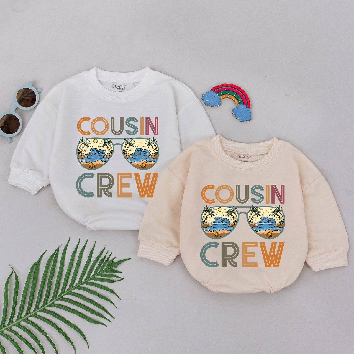 Cousin Crew Romper Cousins Make The Best Friends Retro Cousin Squad Bodysuit Cousin Besties Outfit B