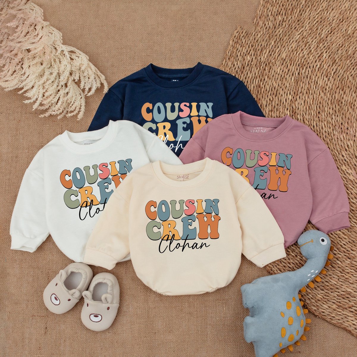 Cousin Crew Shirts for Kids Big Cousin Shirts Matching Cousin Outfit Cousin Crew Shirt Funny Baby Sh