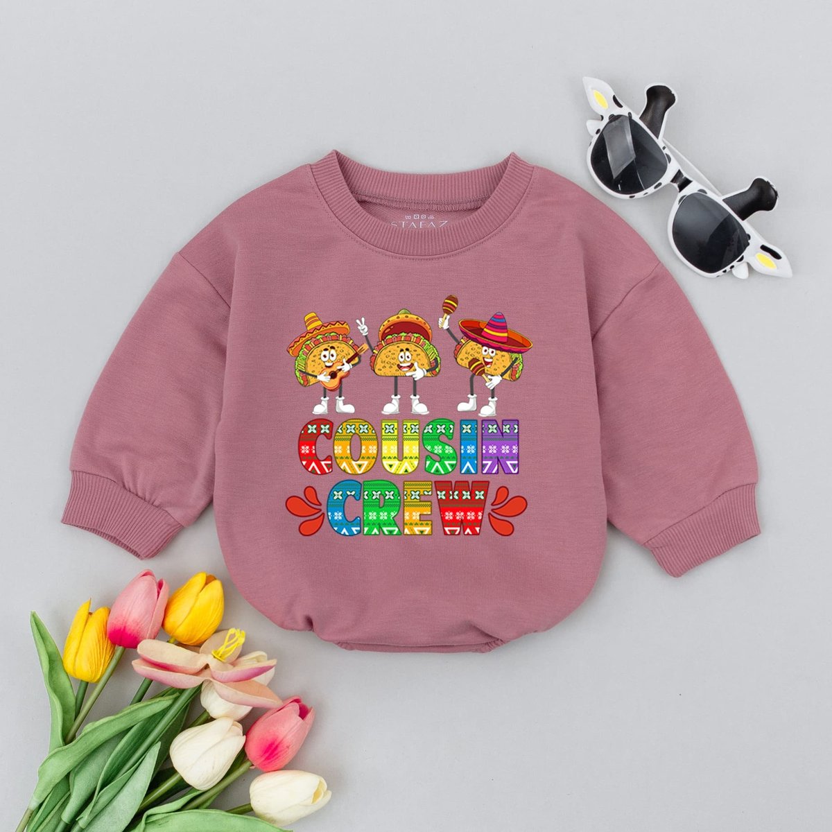 Cousin Crew Squad Taco Cinco De Mayo Baby Romper Fiesta First Cinco De Mayo Baby Clothes Cake Smash 171