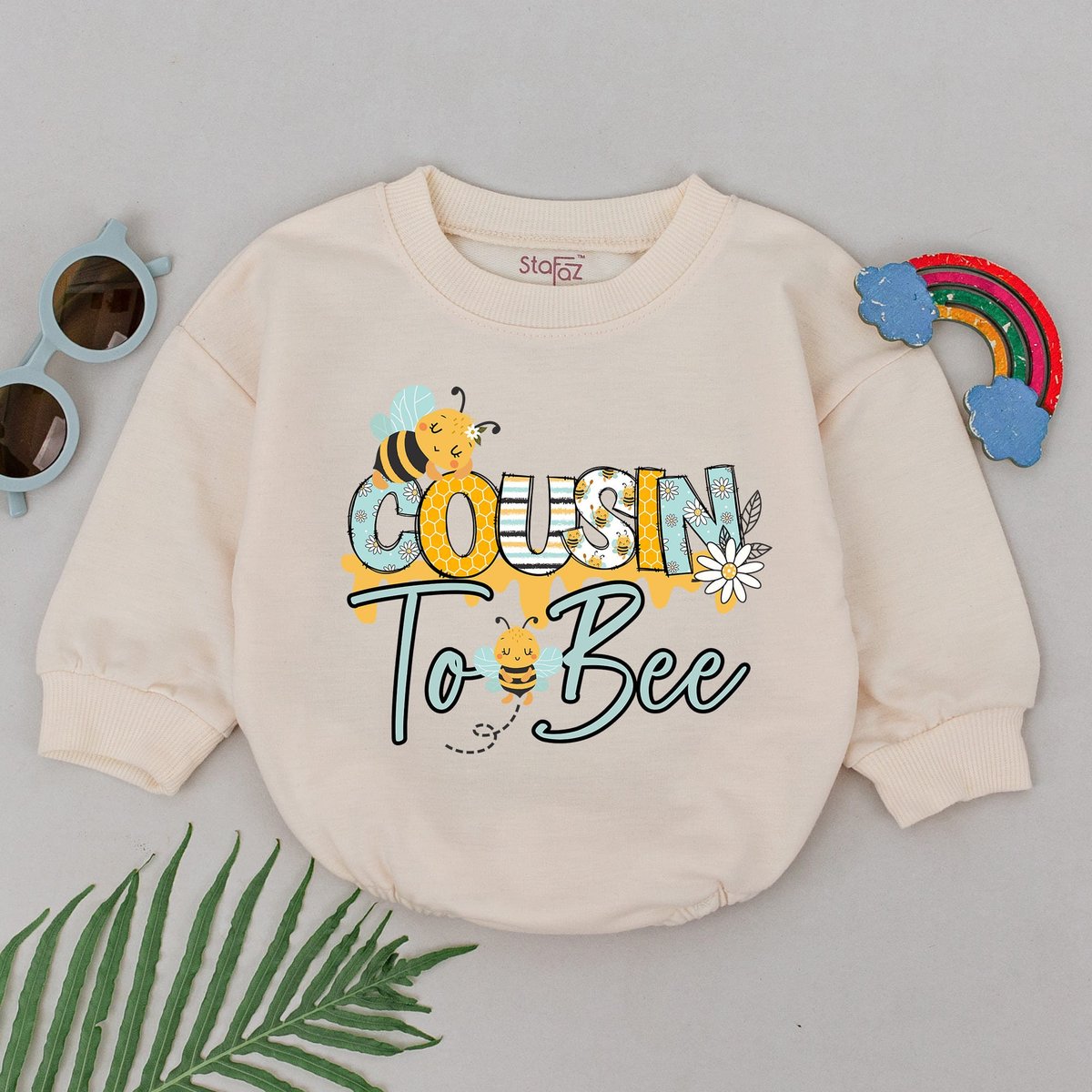 Cousin To Bee Romper Retro Cousin Crew Bodysuit Cousin Besties Outfit Baby Announcement Baby Shower