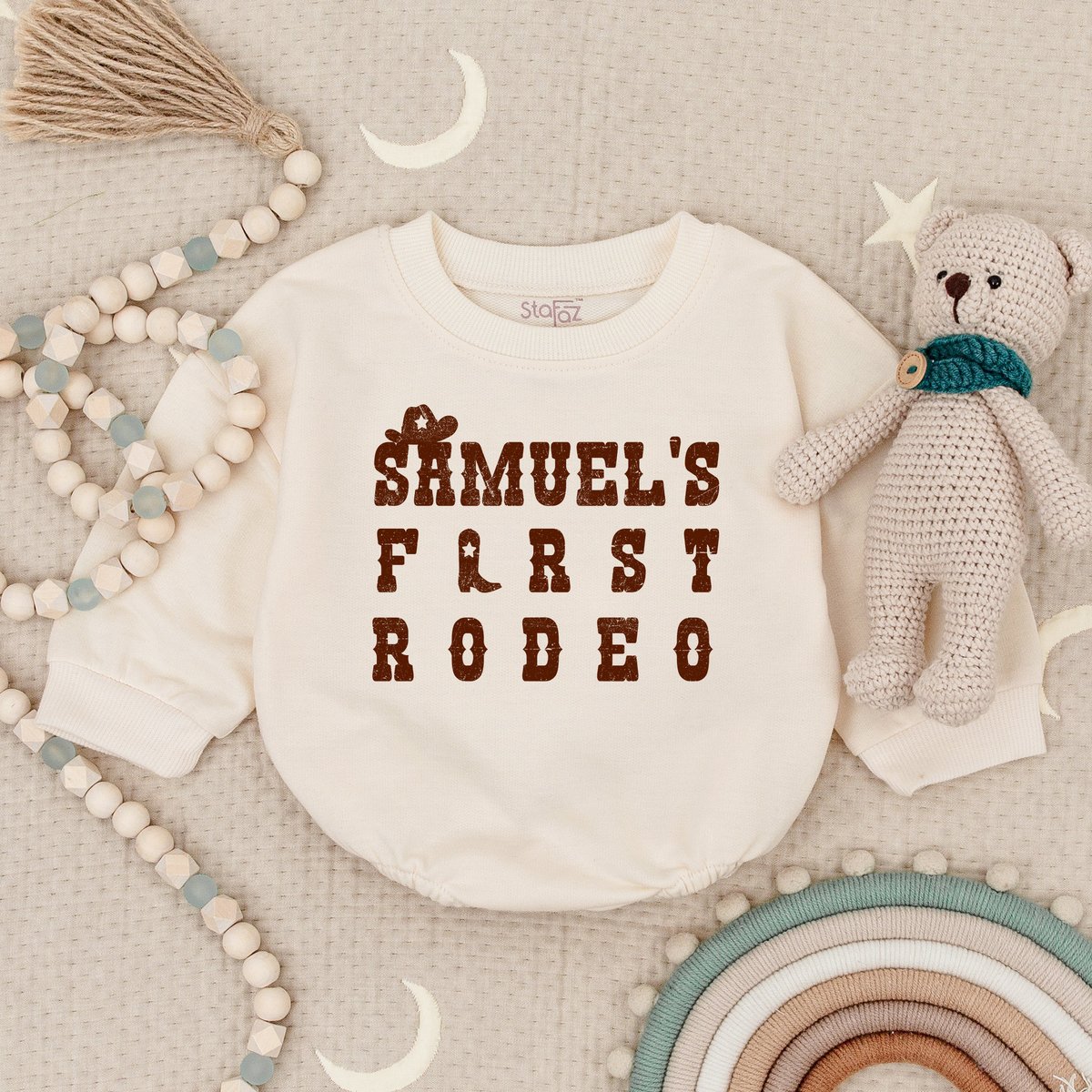 Cowboy Birthday Romper My First Rodeo Birthday Outfit Cowgirl Birthday Bodysuit Western Birthday 1st