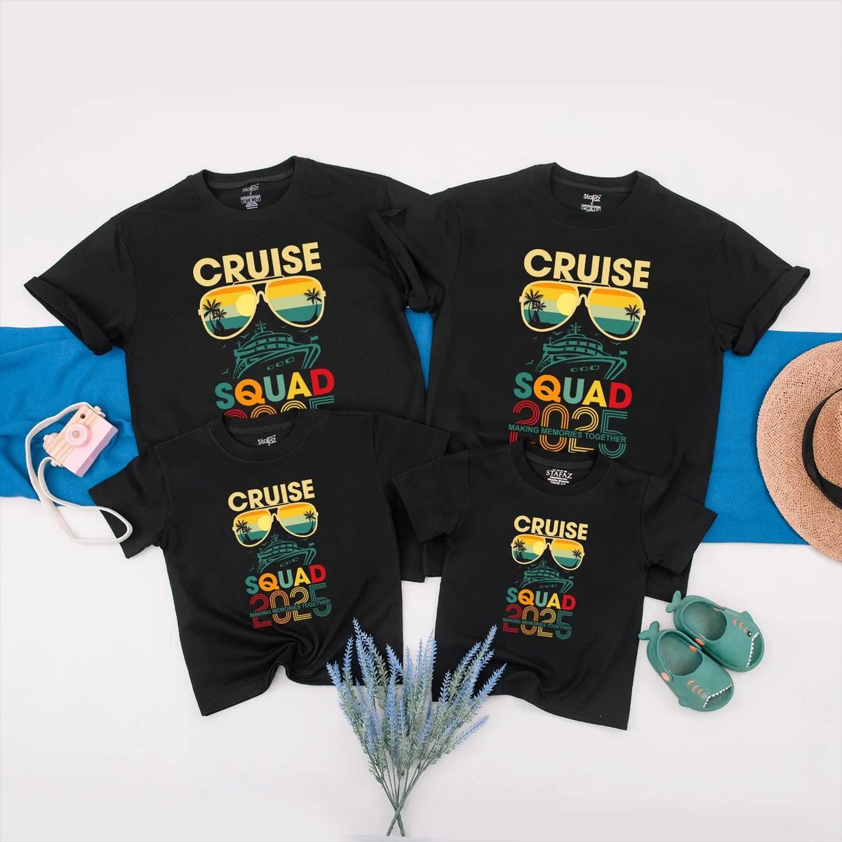 Cruise Squad 2025 Shirts Cruise Vacation Outfit Making Memories Together Clothes Shirt for Summer Tr 432