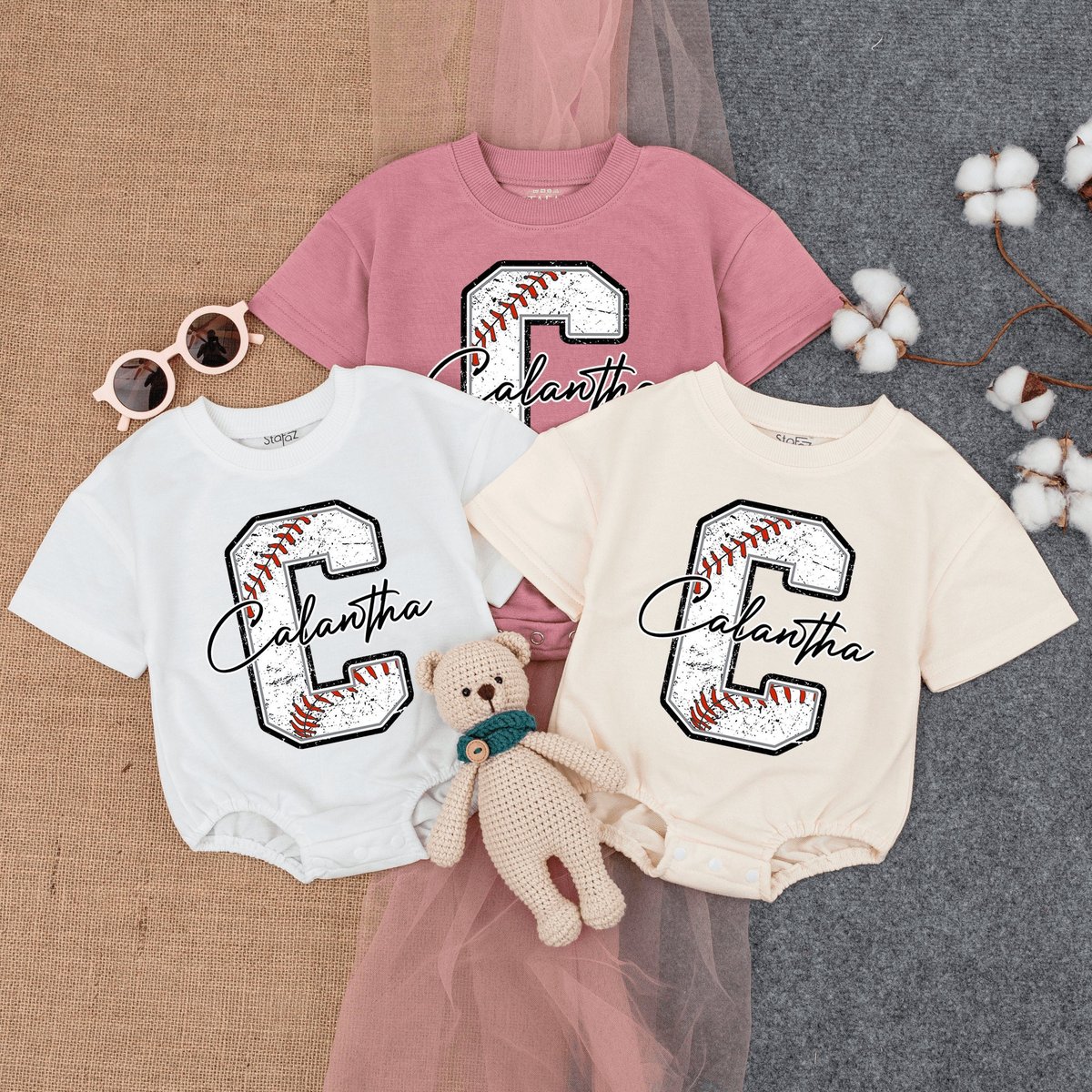 Custom Baseball Game Romper Baseball Sweatshirt Baseball Game Day T shirt Gameday Outfit Baby Clothe 168