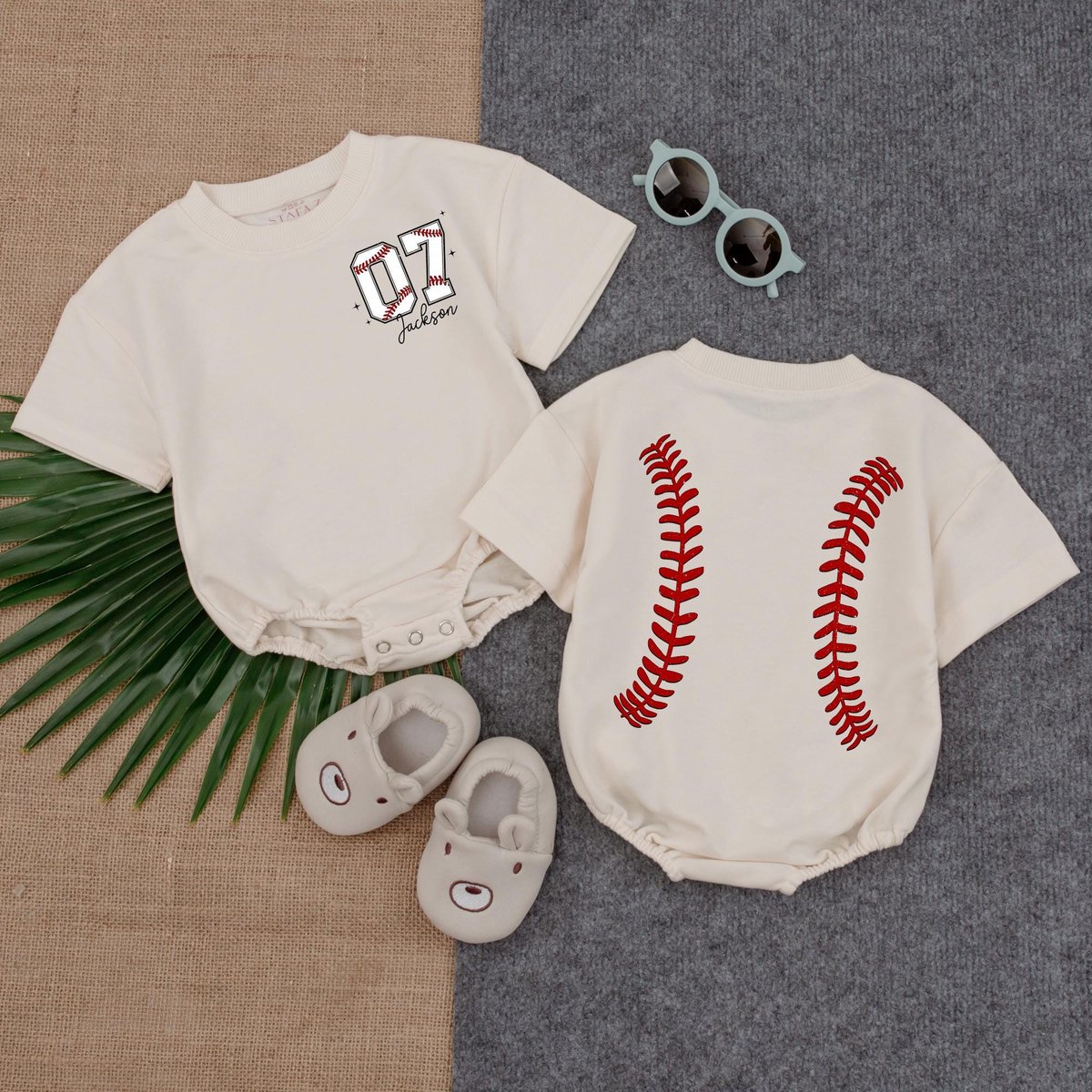 Custom Baseball Pocket T shirt Bubble Romper Personalized Baseball Number Shirt Baseball Lover Tee B 187